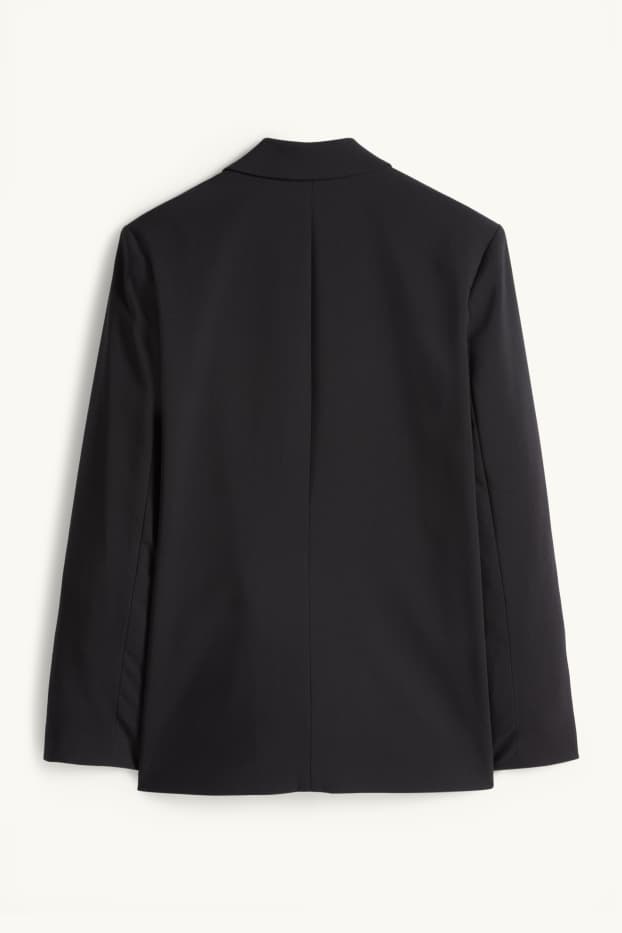 Femmes - Blazer long oversize - noir