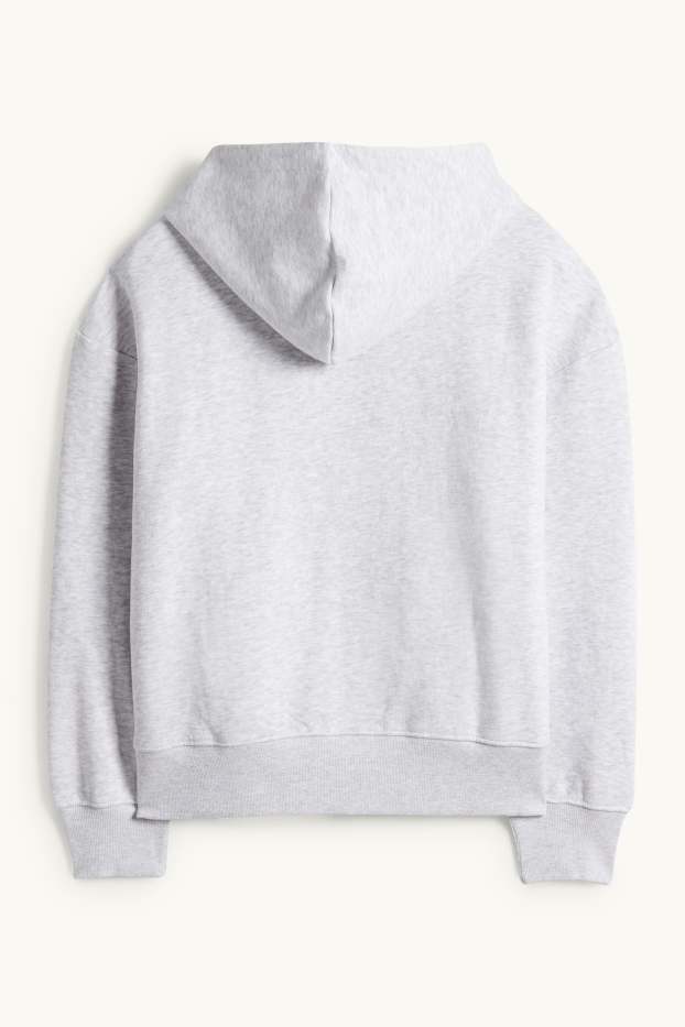 Femei - Hanorac - Mickey Mouse - gri deschis melanj