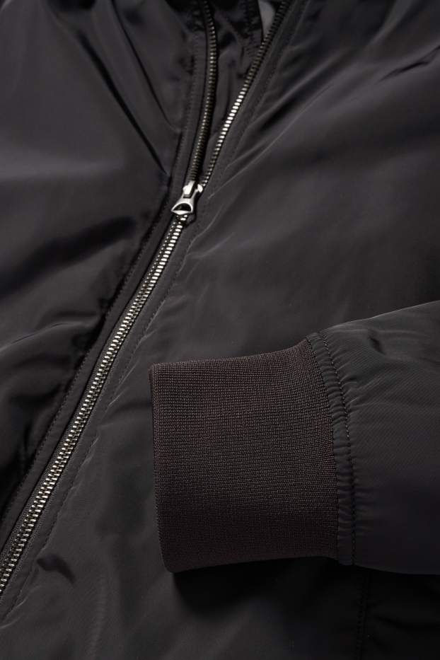 Hombre - Cazadora bomber - forrada - negro