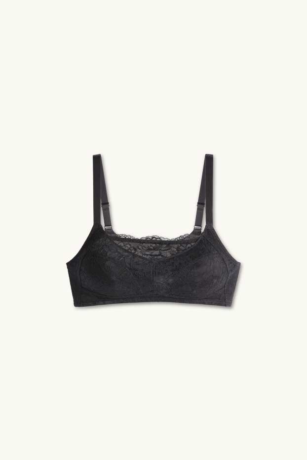 Dames - Prothese-BH zonder beugels - zwart