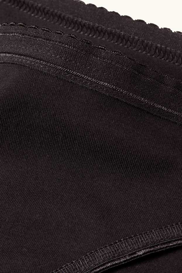 Donna - Confezione da 4 - slip - nero