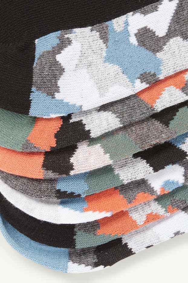 Nen - Paquet de 7 - mitjons - estampat - taronja fosc