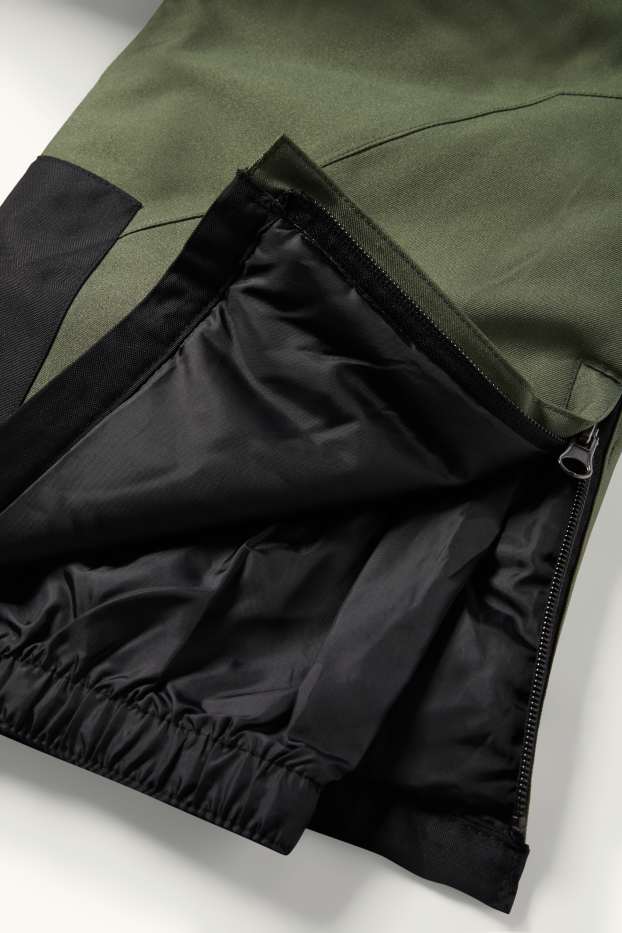 Copii - Băieți - Pantaloni de schi - impermeabili - verde