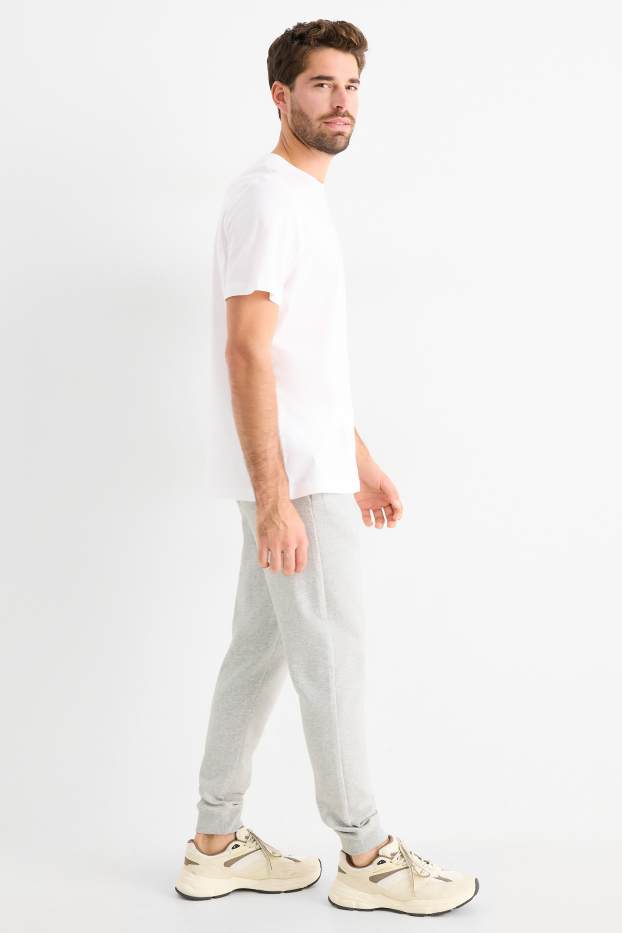 Herren - Jogginghose - hellgrau-melange