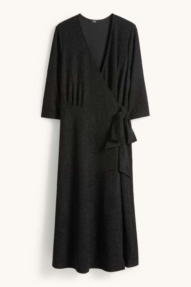 Femei - Rochie petrecută - straight fit - structurată - negru