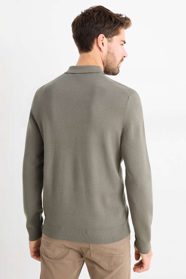 Herren - Pullover - grün