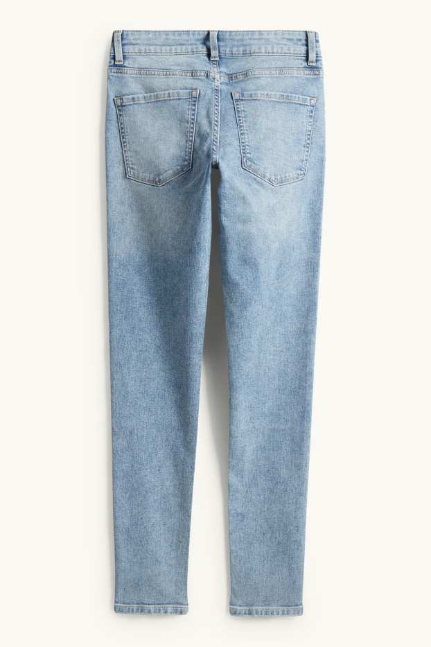 Femmes - Skinny jean - low waist - LYCRA® - jean bleu clair