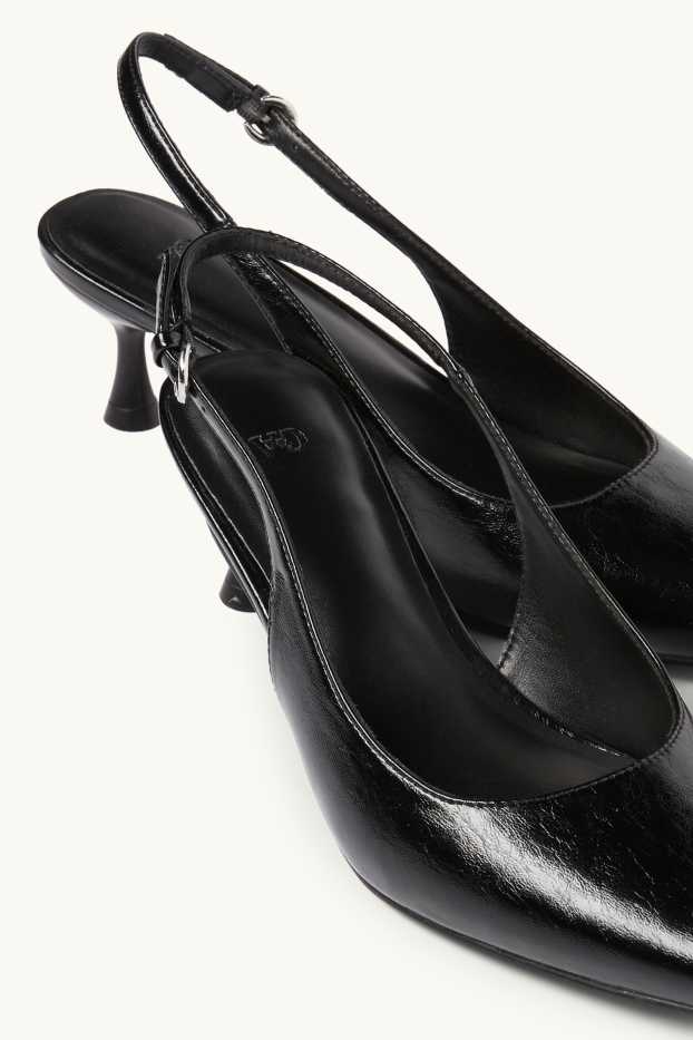 Dona - Sabates de saló - pell sintètica - negre