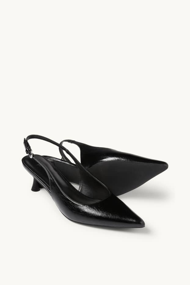 Dona - Sabates de saló - pell sintètica - negre