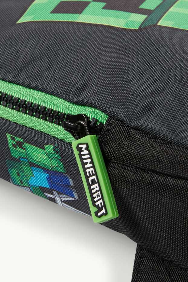 Niños - Minecraft - bolso bandolera - negro