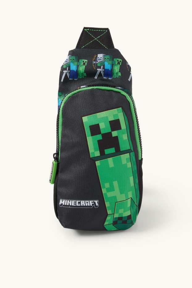 Niños - Minecraft - bolso bandolera - negro