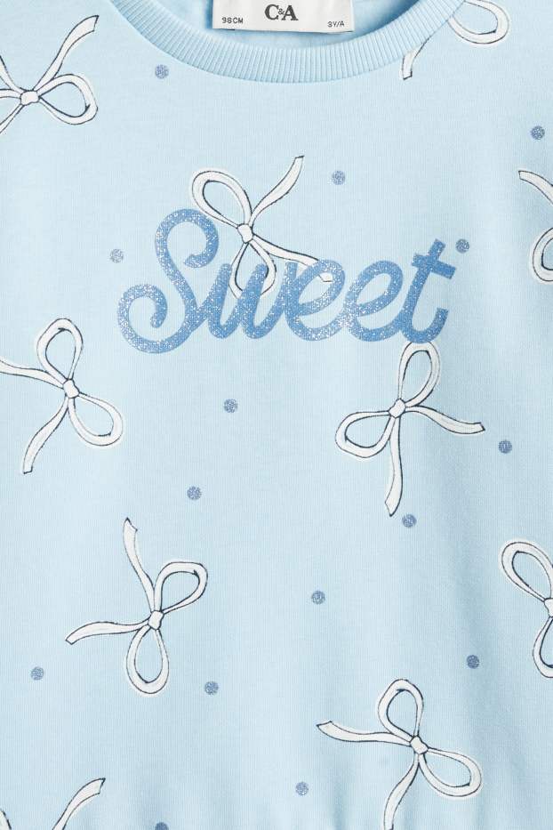 Kinder Mädchen - Multipack 2er - Schleife und Ballerina - Sweatshirt - cremeweiss