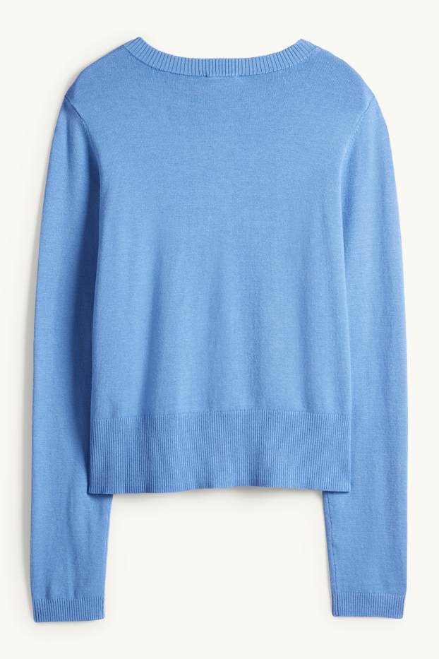 Women - Cardigan - blue