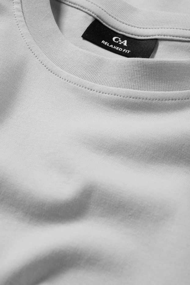 Home - Samarreta de màniga llarga - relaxed fit - gris clar