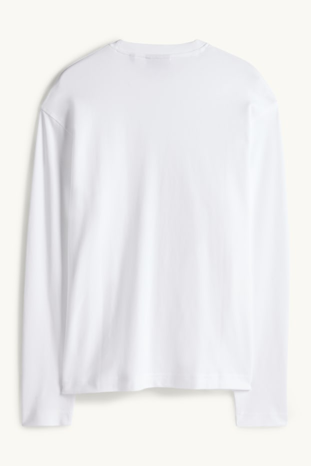 Home - Samarreta de màniga llarga - relaxed fit - blanc