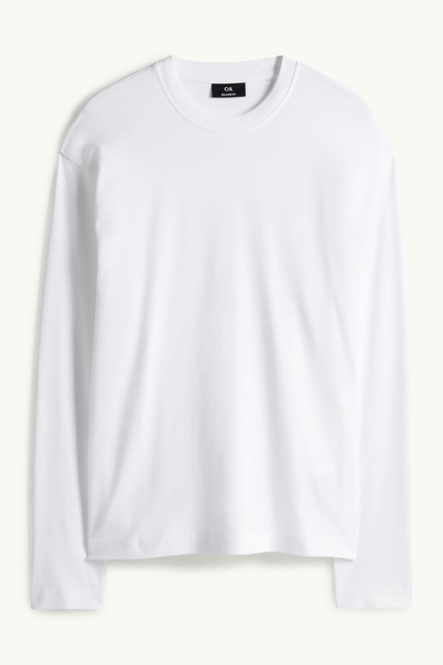 Home - Samarreta de màniga llarga - relaxed fit - blanc