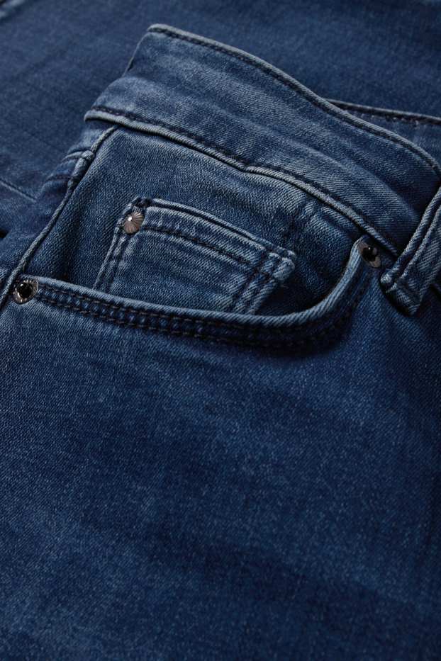 Dona - Straight jeans - mid waist - texà blau