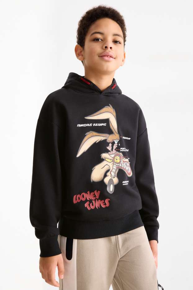 Kinder Buben - Looney Tunes - Hoodie - schwarz