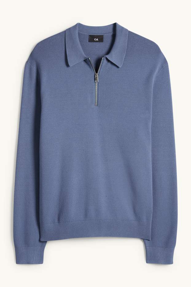 Heren - Trui - blauw