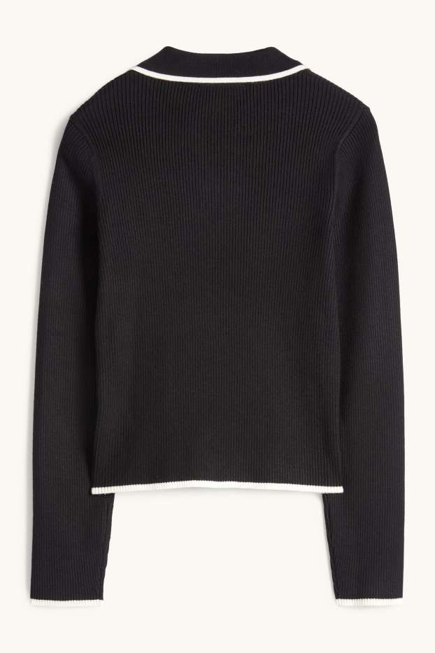 Nena - Jersei - de canalé - negre