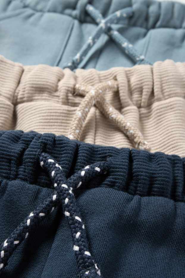 Baby Buben - Multipack 3er - Baby-Jogginghose - dunkelblau