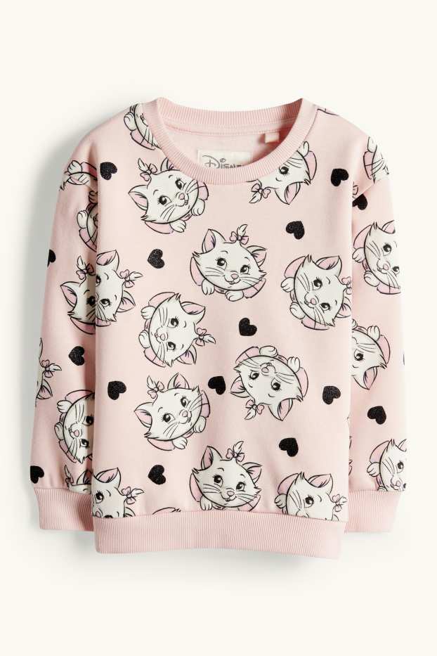 Children Girls - Aristocats - sweatshirt - rose