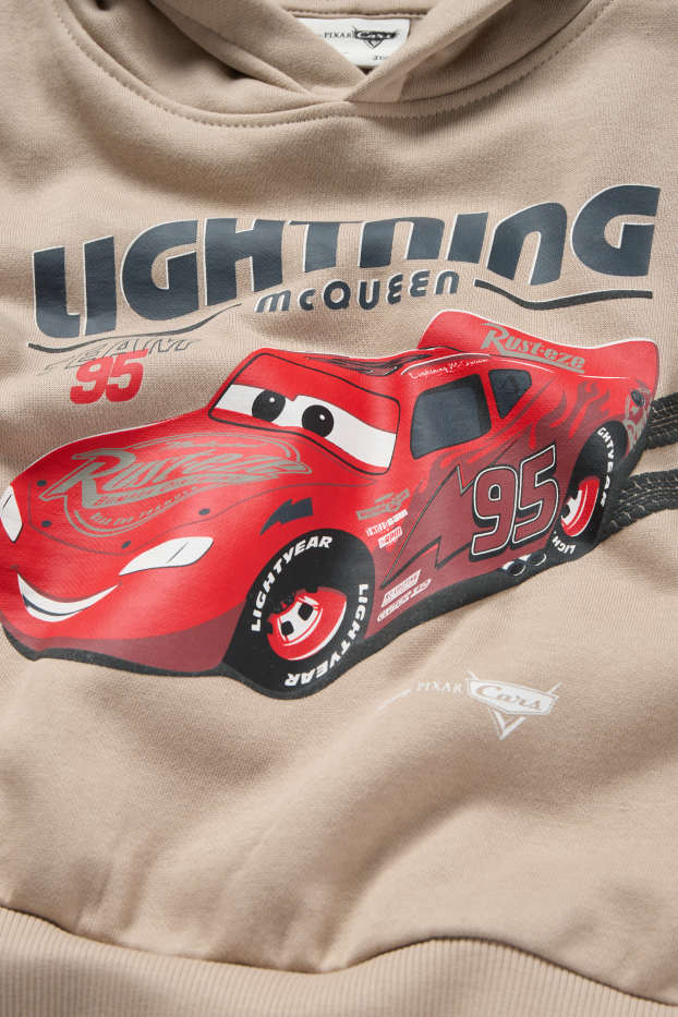 Children Boys - Cars - hoodie - beige