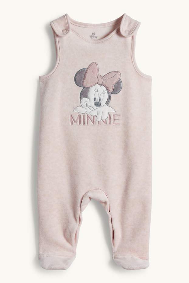 Bébés filles - Minnie Mouse - ensemble avec grenouillère - 2 pièces - rose