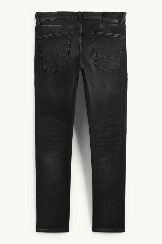 Bărbați - Slim tapered jeans - Flex jog denim - LYCRA® - negru