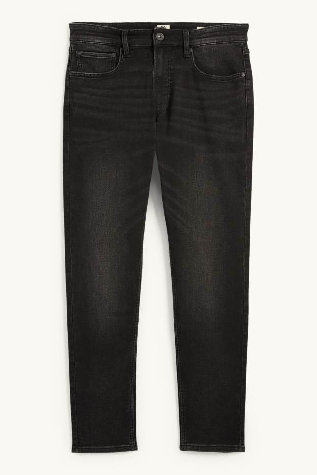 Bărbați - Slim tapered jeans - Flex jog denim - LYCRA® - negru