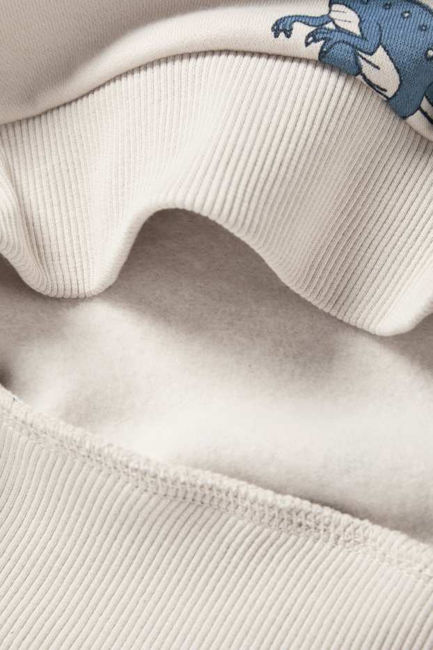 Copii - Băieți - Dinozaur - set - hanorac și vestă matlasată - 2 piese - albastru închis