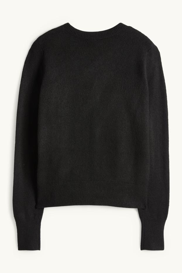 Damen - Strickjacke - schwarz