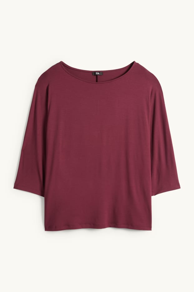 Dames - Longsleeve - bordeaux