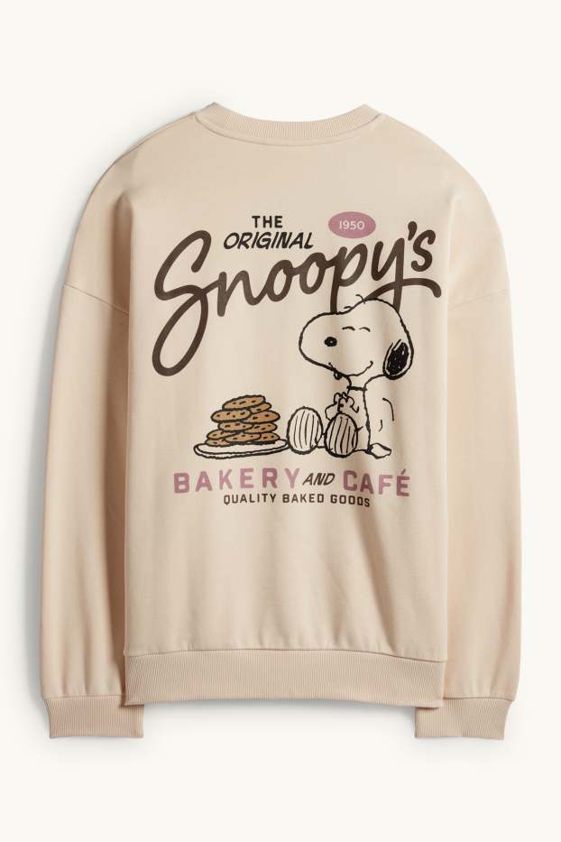 Women - Sweatshirt - Peanuts - light beige