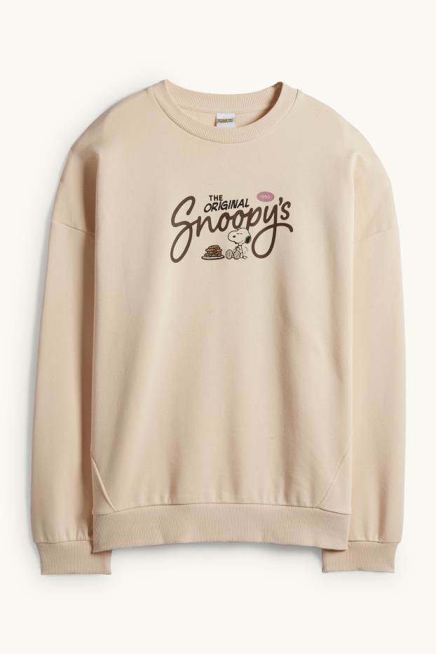 Women - Sweatshirt - Peanuts - light beige