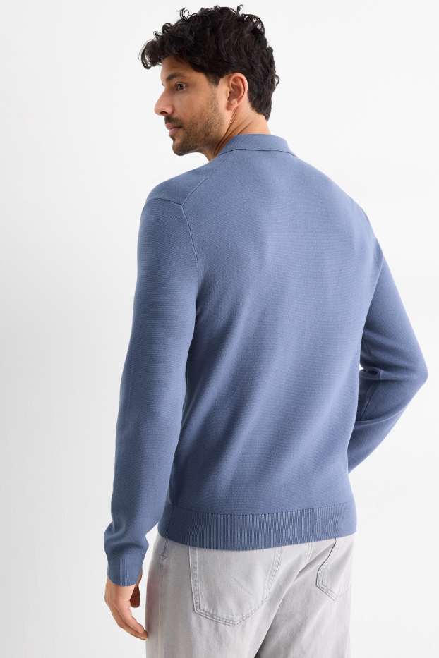 Heren - Trui - blauw