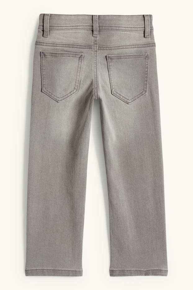 Kinder Jungen - Straight Jeans - helljeansgrau