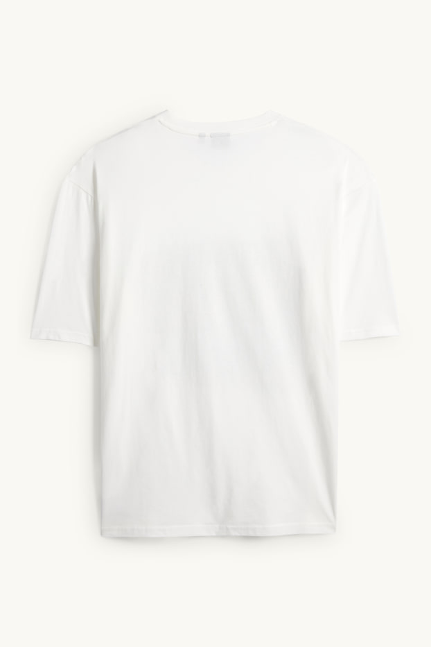 Home - Samarreta de màniga curta - oversized - Stranger Things - blanc