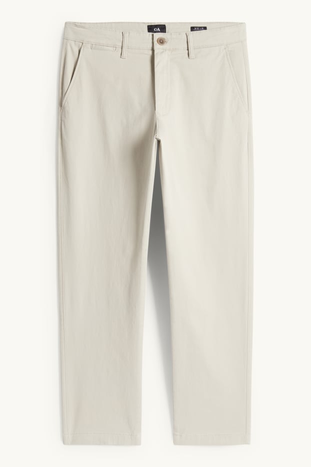 Uomo - Pantaloni chino - regular fit - beige