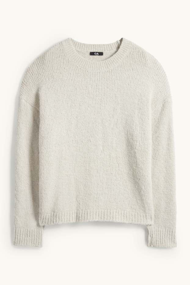 Donna - Maglione - bianco crema