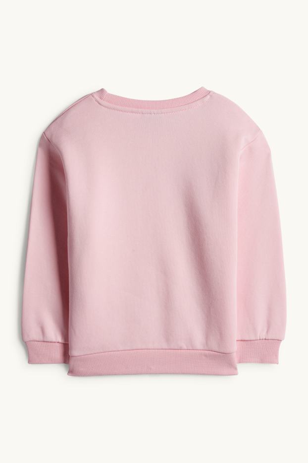 Enfants filles - Bluey - sweat - effet brillant - rose