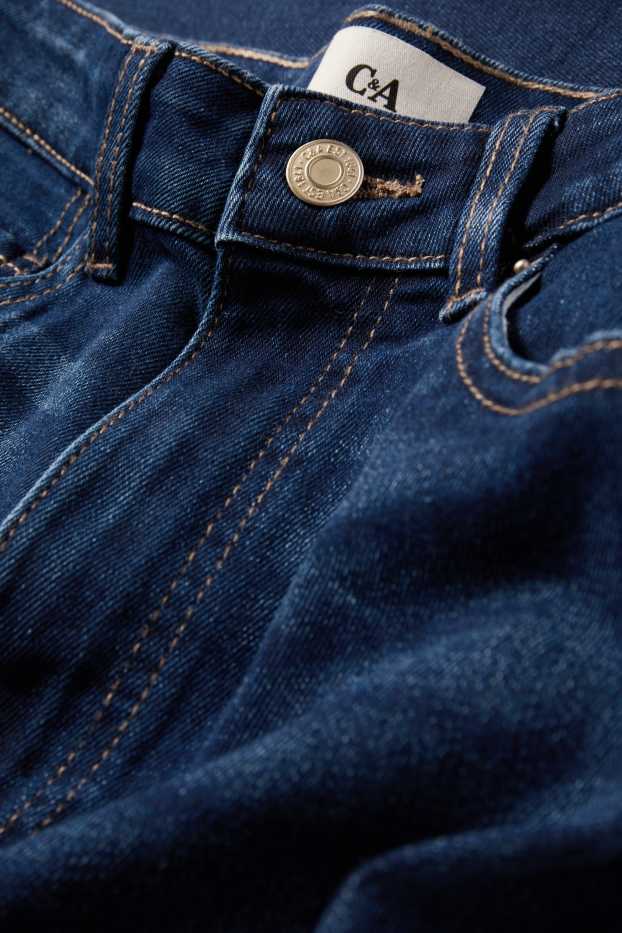 Femmes - Flared jean - high waist - jean bleu foncé