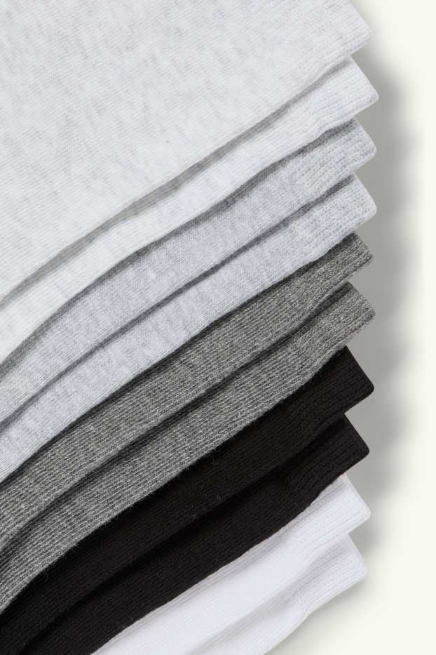 Damen - Multipack 5er - Socken - hellgrau