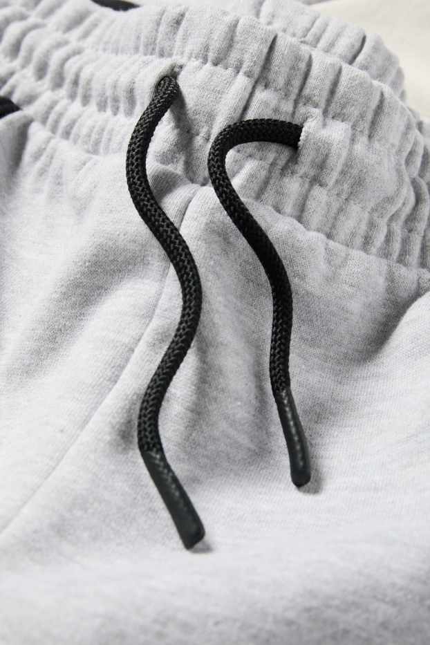 Enfants garçons - Pantalon de jogging - gris clair chiné