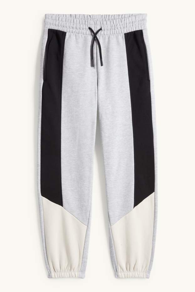 Enfants garçons - Pantalon de jogging - gris clair chiné