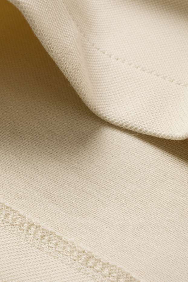 Bărbați - Pantaloni scurți de trening - structurați - bej deschis