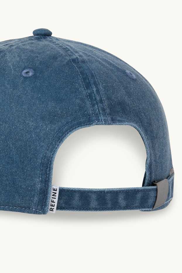 Herren - Jeans-Cap - dunkelblau