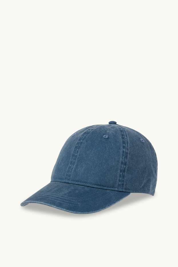Herren - Jeans-Cap - dunkelblau