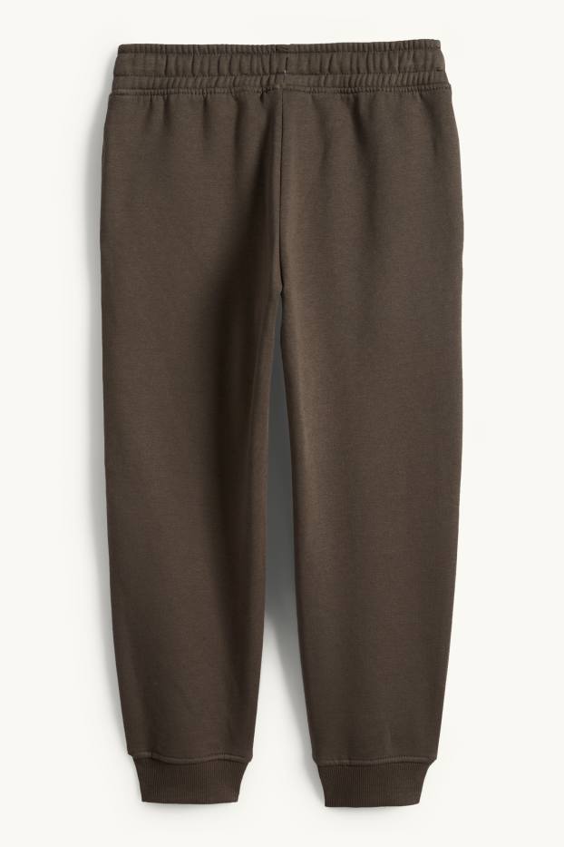 Děti - chlapci - Minecraft - teplákové kalhoty - khaki