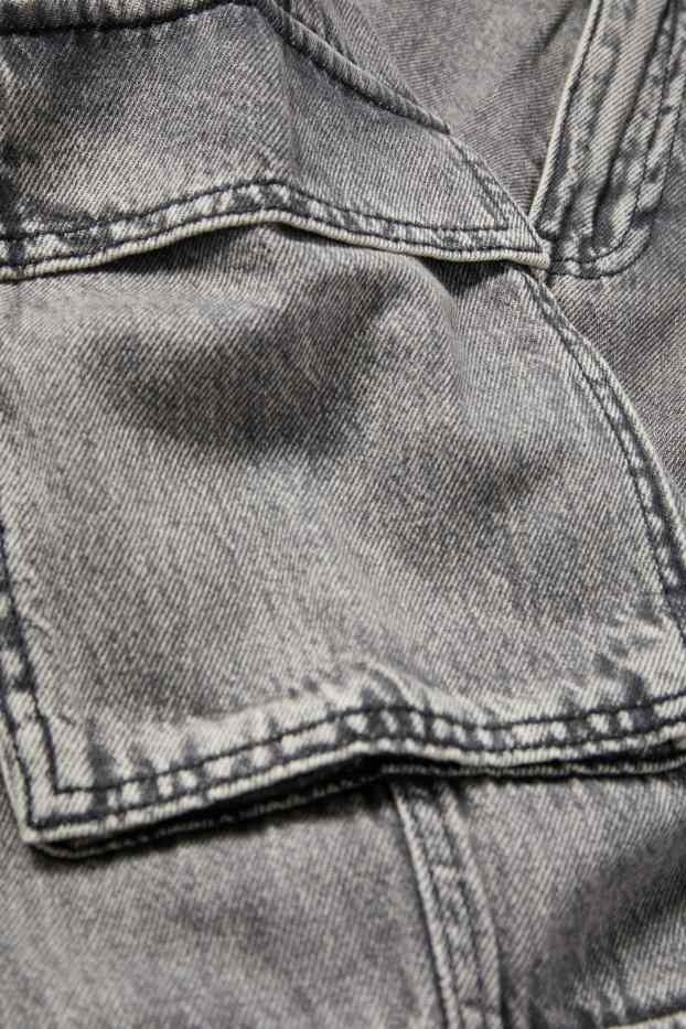 Copii - Băieți - Cargo jeans - denim-gri